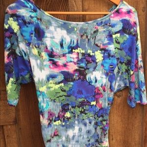 Anthropologiel Blue Weston Wear Top